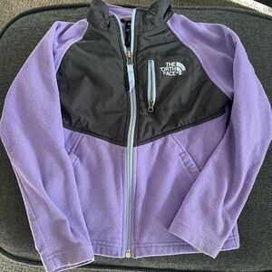 Youth North Face zip up fleece